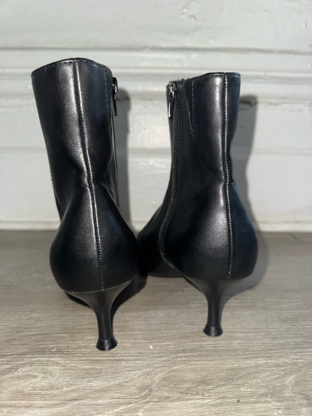 Rachel Zoe Black Pointed Toe Ankle Booties - Picture 3 of 7
